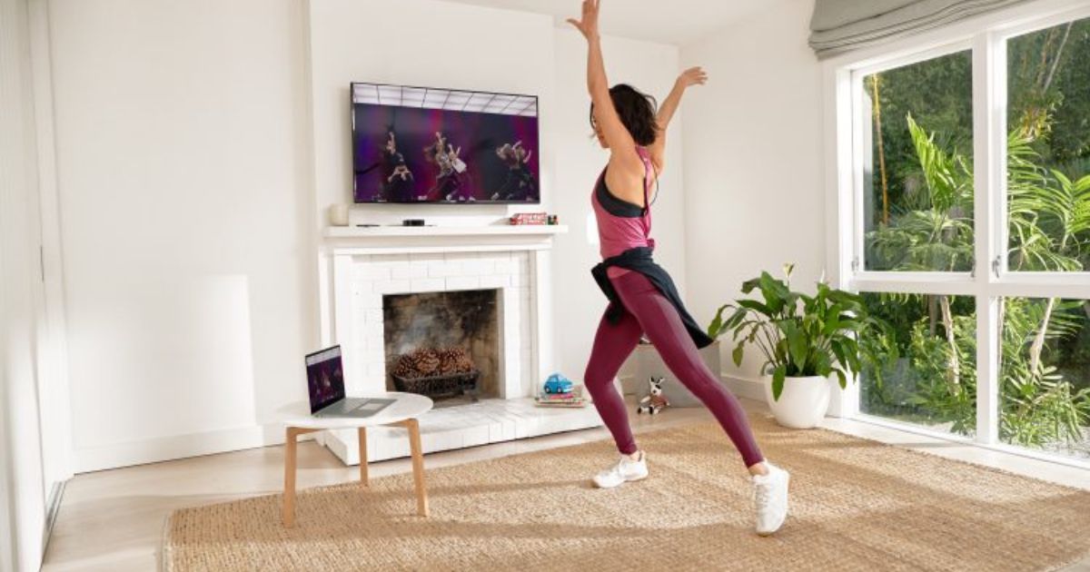 woman working out