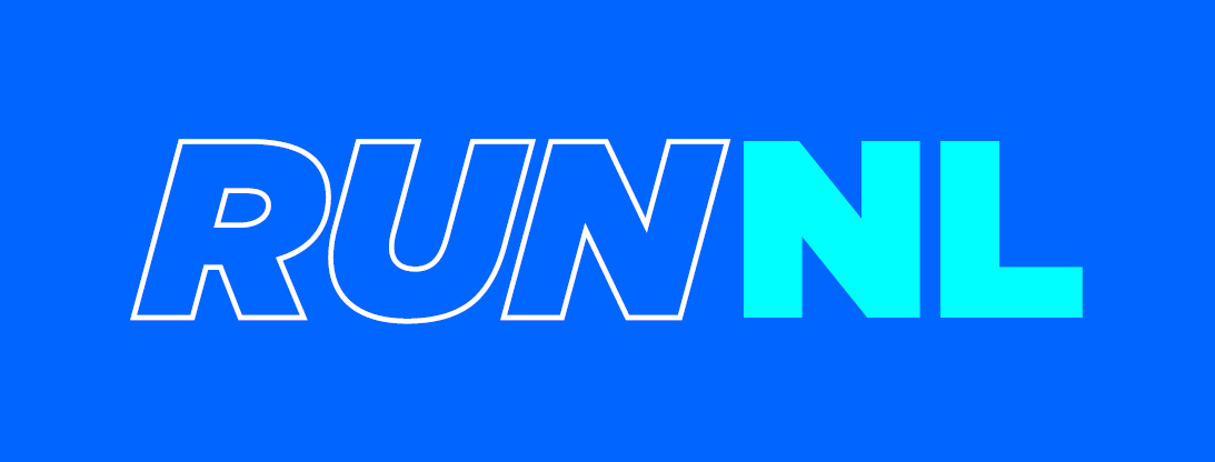 blue background with runnl text